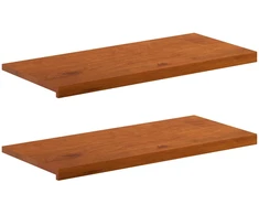 Langų palangės 2 vnt. Ruda 90 x 40 x 2 cm Kietas ąžuolo medis