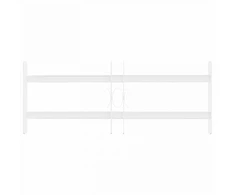 Langų saugos grotelės su 2 skersiniais 3 pcs 43-74 cm
