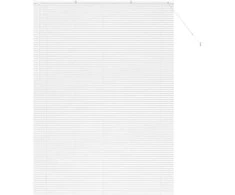 Venecijietiškos žaliuzės Balta 220 x 155 cm Aliuminis