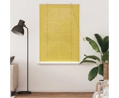 Roletas Geltona 110 x 160 cm Bambukas
