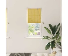 Roletas Geltona 60 x 220 cm Bambukas