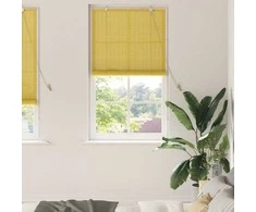 Roletas Geltona 80 x 220 cm Bambukas