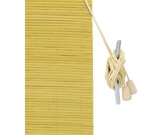 Roletas Geltona 90 x 220 cm Bambukas