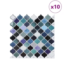 Lanterna plytelė 10 pcs Mėlyna žalia 27 x 27 cm