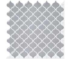 Lanterna plytelė 10 pcs Pilka 27 x 27 cm Poliuretanas ir PET