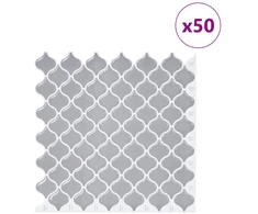 Lanterna plytelė 50 pcs Pilka 27 x 27 cm Poliuretanas ir PET