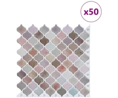 Lanterna plytelė 50 pcs Smėlio 27 x 27 cm Poliuretanas ir PET