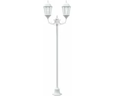 Sodo šviesa Balta 68 x 20 x 235 cm Aliuminis ir stiklas