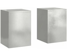 Augalų stovas 2 pcs Sidabro 24 x 24 x 35 cm