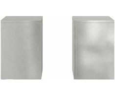 Augalų stovas 2 pcs Sidabro 24 x 24 x 35 cm