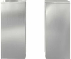 Augalų stovas 2 pcs Sidabro 24 x 24 x 55 cm