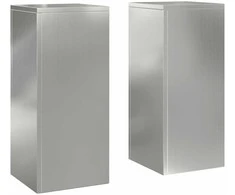 Augalų stovas 2 pcs Sidabro 24 x 24 x 55 cm
