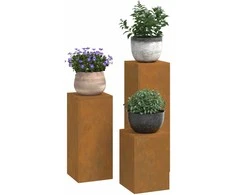 Augalų stovas 3 pcs Rūdijanti