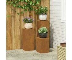Augalų stovas 3 pcs Rūdijanti