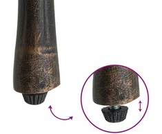Lauko baldų komplektas Sodo Bistro Rinkinys 3 pcs Bronzinė Aliuminis