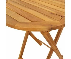 Lauko baldų komplektas Sodo Bistro Rinkinys 3 pcs Ruda Kietos akacijos mediena