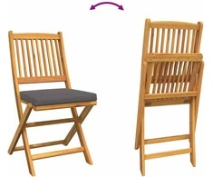 Lauko baldų komplektas Sodo Bistro Rinkinys 3 pcs Ruda Kietos akacijos mediena