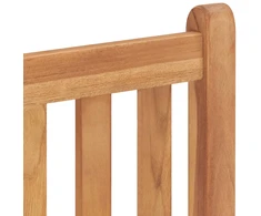Lauko baldų komplektas 5 dalių sodo valgomojo baldų komplektas, 120x70 cm, tikmedžio masyvas