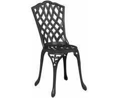 Lauko baldų komplektas Sodo Bistro Rinkinys 3 pcs Juoda Aliuminis