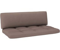 Lauko baldų komplektas Poilsio komplektas iš palečių su pagalvėlėmis, 4 dalių, pušis