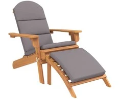 Lauko baldų komplektas Sodo adirondack komplektas, 3 dalių, akacijos medienos masyvas