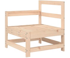 Lauko baldų komplektas Sodo poilsio baldų komplektas, 7 dalių, pušies medienos masyvas