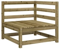 Lauko baldų komplektas Sodo sofos komplektas, 8 dalių, impregnuota pušies mediena