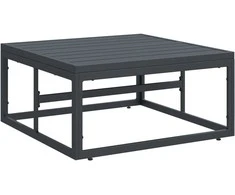 Sodo Sofų Rinkinys su pagalve 13 pcs Juoda Plienas