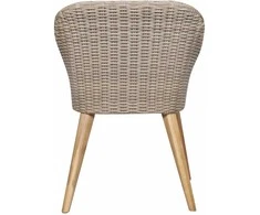 Lauko baldų komplektas Sodo valgomojo komplektas, 3 dalių, rudas