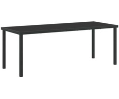 Sodo valgomojo komplektas 7 vnt. Pilka poliratanas