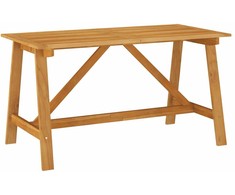 Lauko baldų komplektas Sodo valgomojo komplektas, 5 dalių, pilkas (312406+310567)