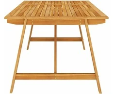 Lauko baldų komplektas Sodo valgomojo komplektas, 7 dalių, juodas (312407+3x44153)