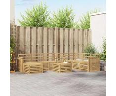 Lauko baldų komplektas Sofų komplektai Kietos akacijos mediena