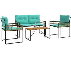 Lauko baldų komplektas su pagalve 4 pcs Turkio