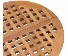 Lauko baldų komplektas Sulankstomas lauko komplektas su pagalvėmis, 3 dalių, tikmedis