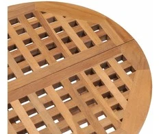 Lauko baldų komplektas Sulankstomas lauko komplektas su pagalvėmis, 3 dalių, tikmedis