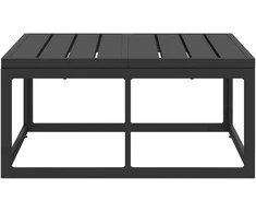 Lauko Baldai Juoda 70 x 70 x 32 cm metalas
