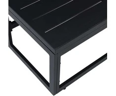 Lauko Baldai metalas Juoda 70 x 70 x 32 cm