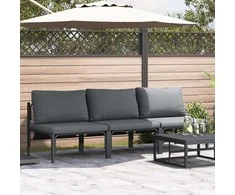 Lauko Baldai 3 Vienetas Antracitas 80 x 80 x 71 cm Plienas