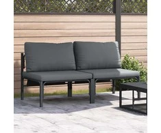 Lauko Baldai 2 Vienetas Antracitas 80 x 80 x 71 cm Plienas