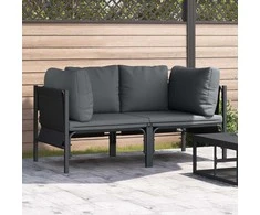 Lauko Baldai 2 Vienetas Antracitas 80 x 80 x 71 cm Plienas