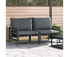 Lauko Baldai 2 Vienetas Antracitas 80 x 80 x 71 cm Plienas