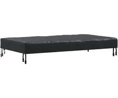 Stalo uždengimas 152 x 92 x 15 cm audinys Stačiakampio Juoda