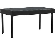 Stalo uždengimas Paprastas Juoda 152 x 92 x 15 cm audinys