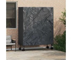 Pingpongo stalo uždangalas Juoda 165 x 70 x 185 cm audinys