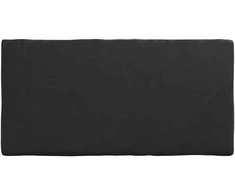 Stalo uždengimas Paprastas Juoda 182 x 92 x 15 cm audinys