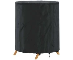 Stalo uždengimas Paprastas Juoda 62 x 62 x 70 cm audinys