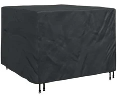 Baldų uždangalas Juoda 135 x 135 x 90 cm 210D Oxford audinys
