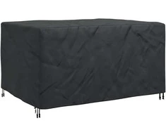 Baldų uždangalas Paprastas Juoda 180 x 140 x 90 cm 600D