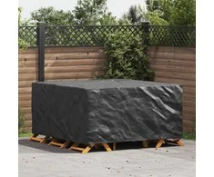 Baldų uždangalas Paprastas Juoda 180 x 190 x 85 cm 420D